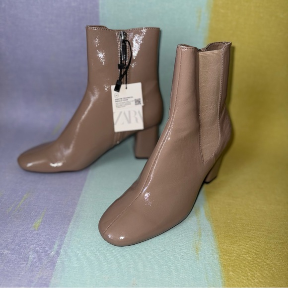 ZARA Heeled Booties size 6.5 - Picture 13 of 14